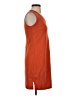 BYRIVER Solid Orange Casual Dress Size XS - photo 4