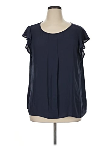 Ann Taylor LOFT Outlet Short Sleeve Blouse (view 1)