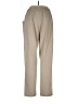 Basic Editions Solid Tan Casual Pants Size L - photo 2