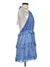 Lulus 100% Rayon Blue Cocktail Dress Size M - photo 4