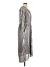 Lane Bryant 100% Polyester Metallic Silver Cocktail Dress Size 16 - photo 4
