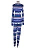 Love By Design 100% Rayon Graphic Blue Jumpsuit Size M - photo 2