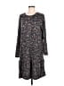 Cuddl Duds Paisley Gray Casual Dress Size M - photo 1