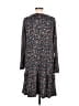 Cuddl Duds Paisley Gray Casual Dress Size M - photo 2