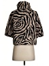 Samuel Dong 100% Polyester Animal Print Black Jacket Size S - photo 2