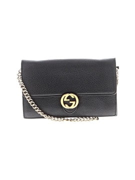 Gucci Outlet Leather Crossbody Bag