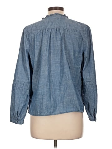 J.Crew Factory Store Long Sleeve Blouse (view 2)