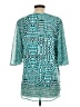 JM Collection Teal 3/4 Sleeve Blouse Size L - photo 2