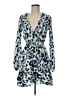 Qed London 100% Polyester Blue Kimono Size 8 - photo 1