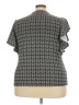 NY Collection Gray Short Sleeve Blouse Size 2X - photo 2