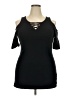 Torrid Black Short Sleeve Top Size 2X Plus (2) - photo 1