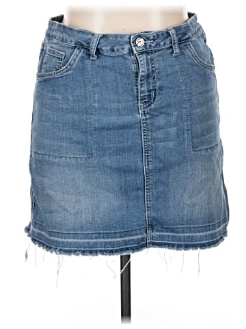Earl Jean Denim Skirt (view 1)