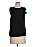 Naked Zebra 100% Polyester Black Sleeveless Blouse Size S - photo 1