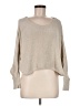 Illa Illa Metallic Tan Pullover Sweater Size M - photo 1