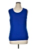 Choices Blue Sleeveless Top Size XL - photo 1