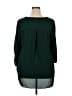 Chaus 100% Polyester Green 3/4 Sleeve Blouse Size 2X - photo 2