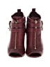 MICHAEL Michael Kors 100% Leather Burgundy Ankle Boots Size 5 - photo 2