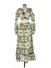Allison Print Green Casual Dress Size S - photo 2