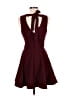 B. Smart Solid Burgundy Cocktail Dress Size 9 - photo 2