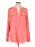 Charter Club 100% Polyester Orange Long Sleeve Blouse Size XL - photo 1