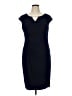 Connected Apparel Blue Cocktail Dress Size 14 - photo 1