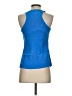 Madison Marcus 100% Silk Blue Sleeveless Silk Top Size XS - photo 2