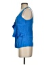 Madison Marcus 100% Silk Blue Sleeveless Silk Top Size XS - photo 5
