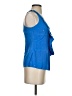 Madison Marcus 100% Silk Blue Sleeveless Silk Top Size XS - photo 4