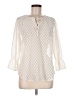 Van Heusen 100% Polyester Ivory 3/4 Sleeve Blouse Size M - photo 1