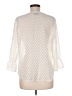 Van Heusen 100% Polyester Ivory 3/4 Sleeve Blouse Size M - photo 2