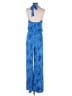 Tori Richard Graphic Blue Jumpsuit Size S - photo 2