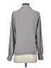 Calvin Klein 100% Polyester Gray Long Sleeve Blouse Size XS - photo 2