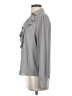 Calvin Klein 100% Polyester Gray Long Sleeve Blouse Size XS - photo 5