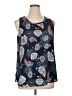 Van Heusen 100% Polyester Blue Sleeveless Blouse Size XL - photo 1