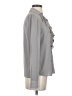 Calvin Klein 100% Polyester Gray Long Sleeve Blouse Size XS - photo 4