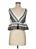 Elizabeth and James Gray Sleeveless Blouse Size M - photo 1