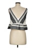 Elizabeth and James Gray Sleeveless Blouse Size M - photo 2