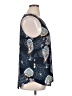 Van Heusen 100% Polyester Blue Sleeveless Blouse Size XL - photo 4