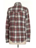 Free People Plaid Gray Long Sleeve Button-Down Shirt Size S - photo 2