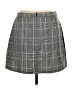 Primark Plaid Gray Casual Skirt Size 10 - photo 2