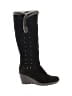 AQUATALIA Black Boots Size 7 1/2 - photo 1