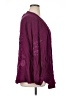 Torrid 100% Rayon Burgundy Kimono Size 1X Plus (1) - photo 4
