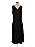 Talbots Solid Black Casual Dress Size S - photo 1