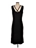 Talbots Solid Black Casual Dress Size S - photo 2
