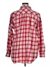 Ann Taylor LOFT Plaid Red Long Sleeve Button-Down Shirt Size XL - photo 2