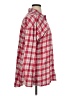 Ann Taylor LOFT Plaid Red Long Sleeve Button-Down Shirt Size XL - photo 4