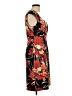 DressBarn Tropical Red Cocktail Dress Size 12 - photo 4