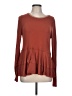 Hem & Thread Brown Long Sleeve T-Shirt Size L - photo 1