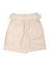 Express 100% Polyester Ivory Khaki Shorts Size 0 - photo 2