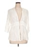 Soft Surroundings 100% Rayon Ivory Long Sleeve Blouse Size XL (petite) - photo 1